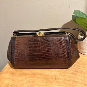 Sterling USA VINTAGE Lizard handbag